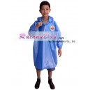 Children Modern Poncho W/Hood (Metalic)